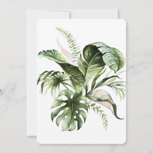 アドベンチャーアウェイズトロピカルホテル葉リタイアメント 招待状 (裏面)