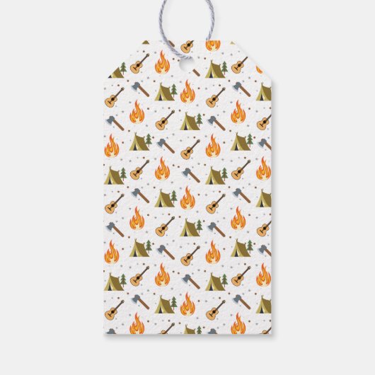 アドベンチャーアウェイズハッピーカンパー誕生日メッセージカード ギフトタグ (裏面)