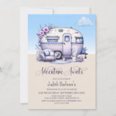 アドベンチャーアウェイズパープルキャラバンリタイアメントパーティー 招待状 (正面)