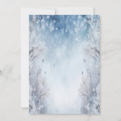 アドベンチャーアウェイズフォレスト金ゴールドディアブルーリタイアメント 招待状 (裏面)