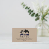 アドベンチャーアウェイズベアーズクラフトベビーブックリクエスト エンクロージャーカード (スタンド正面)