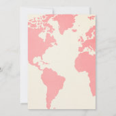 アドベンチャーアウェイズベビーシャワー招待状ヴィンテージガール 招待状 (裏面)