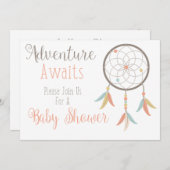 アドベンチャーアウェイズベビーシャワー招待状 招待状 (正面/裏面)