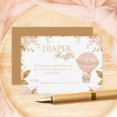 アドベンチャーアウェイズホットエアバルーンおむつラッフル エンクロージャーカード