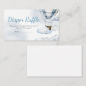 アドベンチャーアウェイズホットエアバルーンおむつラッフル エンクロージャーカード (正面/裏面)