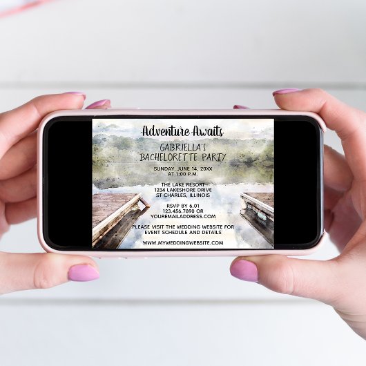 アドベンチャーアウェイズボート波止場レイクバチェロレッテ 招待状