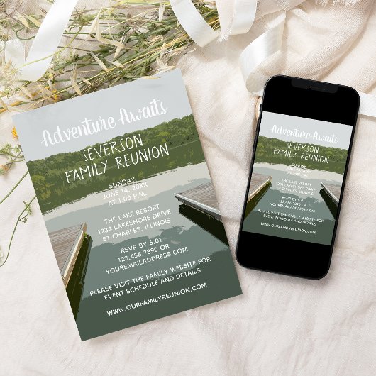 アドベンチャーアウェイズボート波止場レイクファミリー懇親会 招待状