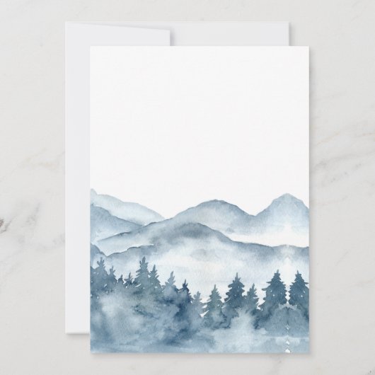 アドベンチャーアウェイズマウンテンフォレストリタイアメントパーティー 招待状 (裏面)