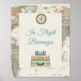 アドベンチャーアウェイズワールドトラベルマップモダン ポスター