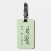 アドベンチャーアウェイズワールドマップ ラゲッジタグ (裏面縦)