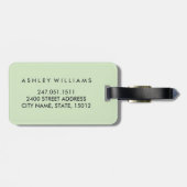 アドベンチャーアウェイズワールドマップ ラゲッジタグ (裏面横)