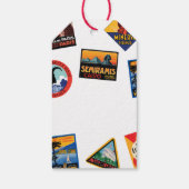 アドベンチャーアウェイズヴィンテージトラベルラベルギフトラベル ギフトタグ (裏面)