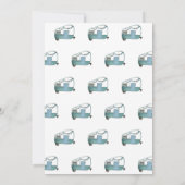 アドベンチャーアウェイツキャンパーツリーズキャンプ誕生日 招待状 (裏面)