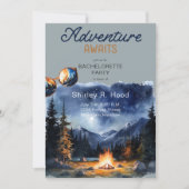 アドベンチャーアウェイツキャンピングバチェロレッテ 招待状 (正面)