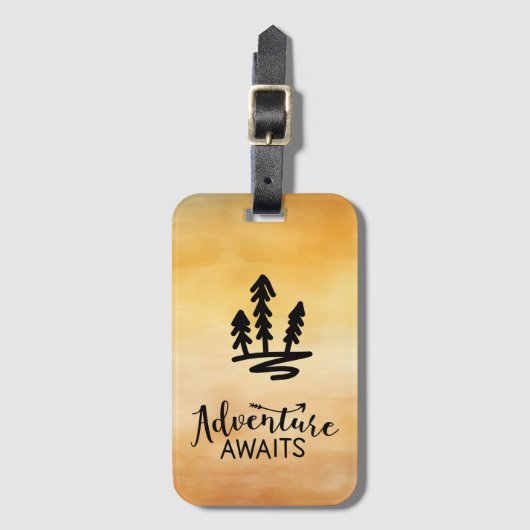 アドベンチャーアウェイツキャンピングフォレスト ラゲッジタグ (正面縦)