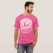 アドベンチャーアウェイツテントマウンテンハイキングキャンプ狩り Tシャツ (正面フル)