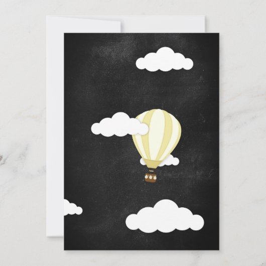 アドベンチャーアウェイツトラベルベビーシャワー招待状 招待状 (裏面)