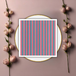 アドベンチャーアウェイツフェスティバルブルーピンクベビーシャワー スタンダードカクテルナプキン