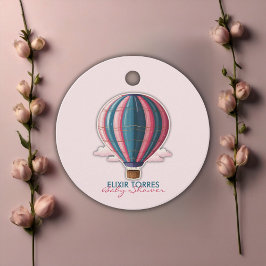 アドベンチャーアウェイツフェスティバルブルーピンクベビーシャワー フェイバータグ