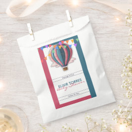 アドベンチャーアウェイツフェスティバルブルーピンクベビーシャワー フェイバーバッグ