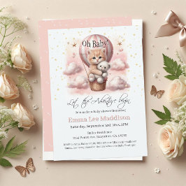 アドベンチャーアウェイツベビーキットンホットエアバルーン 招待状