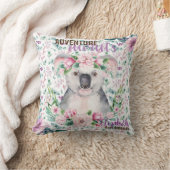 アドベンチャーアウェイツベビーコアラベアーパープルフローラ クッション (ブランケット)