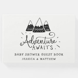アドベンチャーアウェイツベビーシャワー招待状 ゲストブック