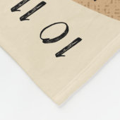 アドベンチャーアウェイツベビーマイルストーンブランケットベア フリースブランケット (角)