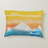 アドベンチャーアウェイツマウンテンサンセット アクセントクッション (裏面)