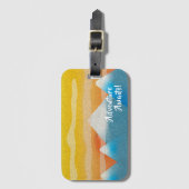 アドベンチャーアウェイツマウンテンサンセット ラゲッジタグ (正面縦)