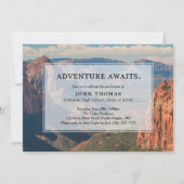 アドベンチャーアウェイツマウンテンビューパーティの招待状 招待状 (正面)