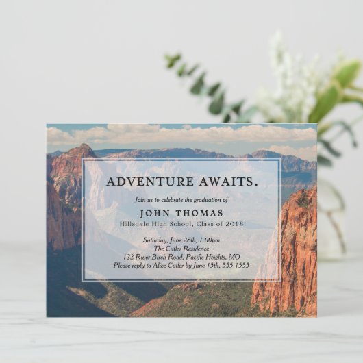 アドベンチャーアウェイツマウンテンビューパーティの招待状 招待状 (スタンド正面)