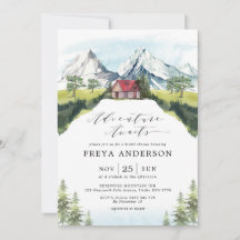 アドベンチャーアウェイツマウンテンフォレストブライダルシャワー