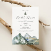 アドベンチャーアウェイツマウンテンフォレストブライダルシャワー 招待状