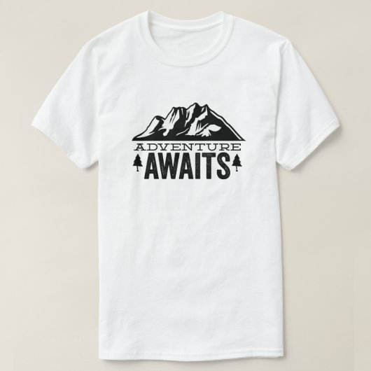 アドベンチャーアウェイツマウンテン Tシャツ (デザイン正面)