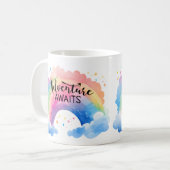 アドベンチャーアウェイツレインボー コーヒーマグカップ (正面左)