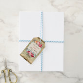 アドベンチャーアウェイツヴィンテージワールドマップバラ ギフトタグ (より糸付き)