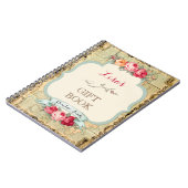 アドベンチャーアウェイツヴィンテージワールドマップバラ ノートブック (左側)