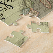 アドベンチャーアウェイツヴィンテージワールドマップ ジグソーパズル (側面)