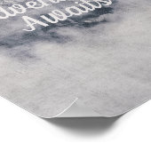 アドベンチャーアウェイツ自然ミスティマウンテン引用文 ポスター (角)