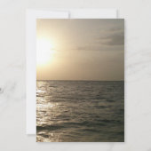 アドベンチャーアウェイツ、ボートサンセットシーリタイアメントパーティー 招待状 (裏面)