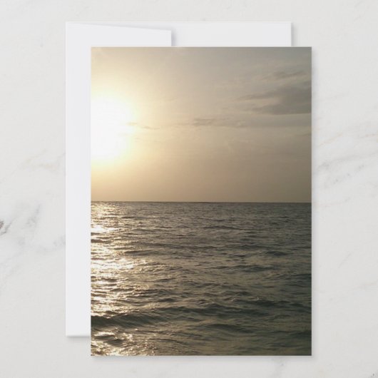 アドベンチャーアウェイツ、ボートサンセットシーリタイアメントパーティー 招待状 (裏面)