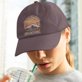 "アドベンチャーアウェイツ – 山々を探索"デザイン キャップ