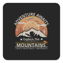 "アドベンチャーアウェイツ – 山々を探索"デザイン