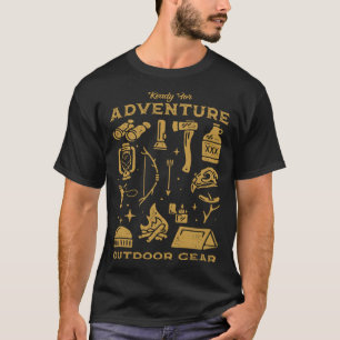 アドベンチャーアウトドアギアキャンピングエレメンツ Tシャツ