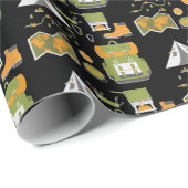 アドベンチャーアウトドアパターン ラッピングペーパー (ロールコーナー)