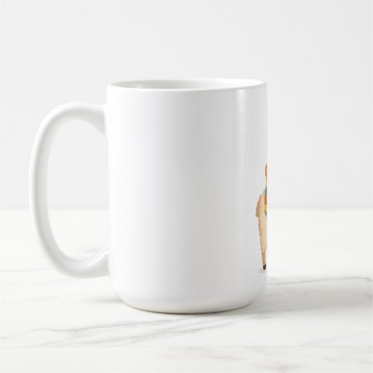 アドベンチャーアルパカ コーヒーマグカップ (左)