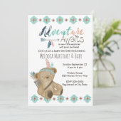 アドベンチャーアワアベイビーシャワー招待状 招待状 (スタンド正面)