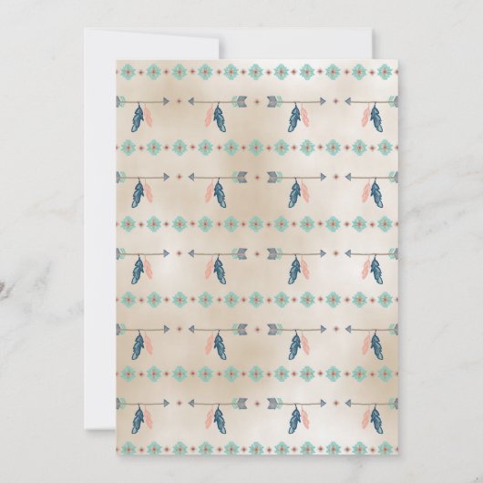 アドベンチャーアワアベイビーシャワー招待状 招待状 (裏面)