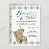 アドベンチャーアワアベイビーシャワー招待状 招待状 (正面/裏面)